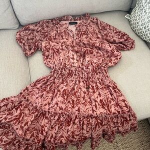 Vici Pink and Red Mini Dress